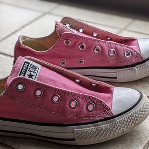 Converse All Star Low Tops pink Canvas casual shoes